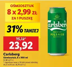 Lidl Piwo Carlsberg oferta