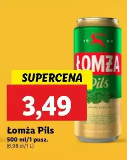 Lidl Piwo Łomża Pils oferta