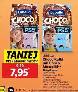 Lidl Płatki choco muszelki Lubella Mlekołaki oferta