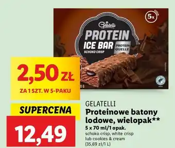 Lidl Lody cookies Gelatelli Protein oferta