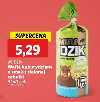 Lidl Wafle kukurydziane zielona cebulka Wk Dzik oferta