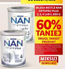 Lidl Mleko 5 Nestle Nan Optipro Plus oferta