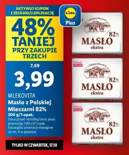 Lidl Masło ekstra Mlekovita Z Polskiej Mleczarni oferta