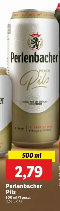 Lidl Piwo Perlenbacher Premium Pils oferta