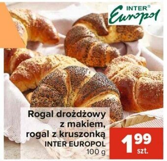 Carrefour Rogal drożdżowy z makiem 100g oferta