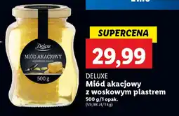 Lidl Deluxe Miód akacjowy z woskowym plastrem oferta