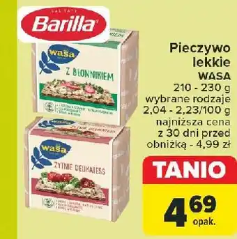 Carrefour Pieczywo chrupkie żytnie delikatess Wasa oferta