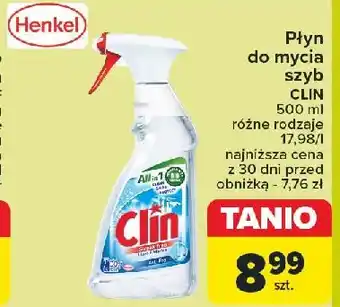 Carrefour Płyn do szyb anti-fog Clin Windows & Glass oferta