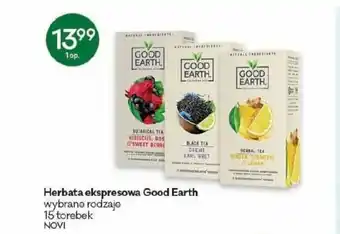 Groszek Herbata ekspresowa Good Earth 15tb. oferta