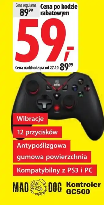 Media Expert Kontroler bezprzewodowy Mad Dog oferta