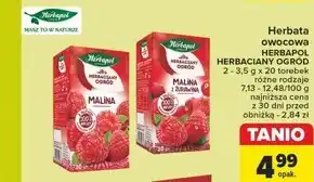 Carrefour Herbapol Herbaciany Ogród Herbatka owocowo-ziołowa malina 54 g (20 x 2,7 g) oferta