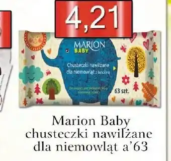 ADEKS Marion Baby chusteczki nawilżane dla niemowląt 63szt. oferta