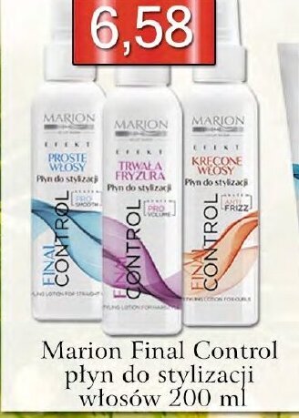 Marion Final Control płyn do stylizacji włosów 200ml