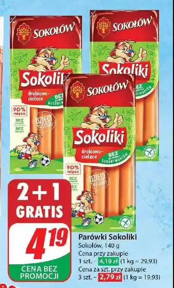 Dino Parówki Sokołów sokoliki oferta