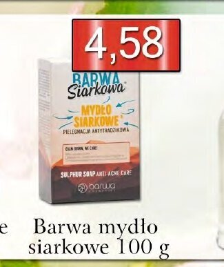 ADEKS Barwa mydło siarkowe 100g oferta