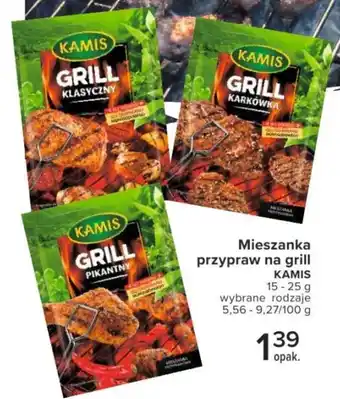 Carrefour Market Mieszanka przypraw na grill Kamis 15-25g oferta