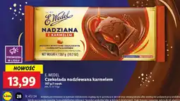 Lidl Czekolada E.Wedel Nadziana karmelem oferta