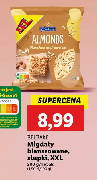 Lidl Migdały Belbake oferta