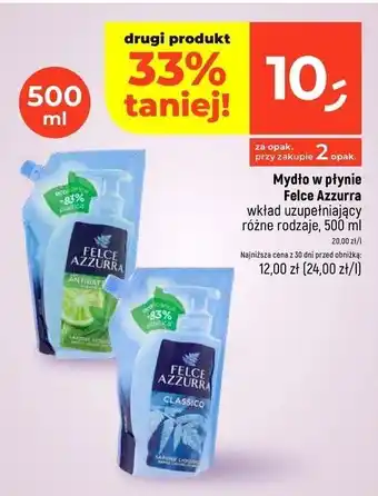 Dealz Mydło w płynie antybakteryjne mięta i limonka Felce Azzurra oferta