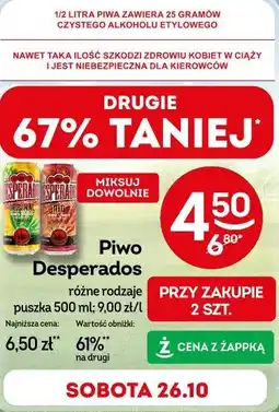 Żabka Piwo Desperados oferta