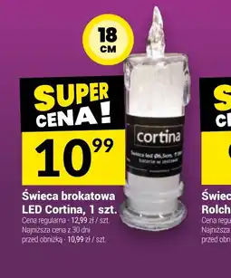 Twój Market Swieca brokatowa LED Cortina oferta