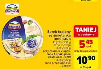 Carrefour Ser topiony śmietankowy Hochland oferta