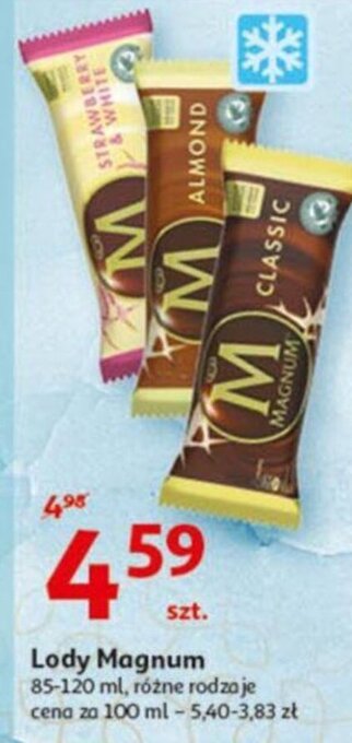 Auchan Lody Magnum 85-120ml oferta