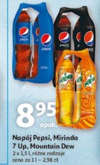 Napój Pepsi, Mirinda, 7Up, Mountain Dew 2x1,5l
