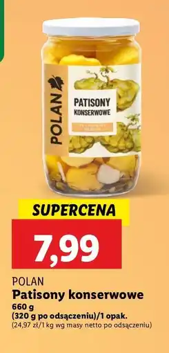 Lidl Patisony konserwowe Polan oferta