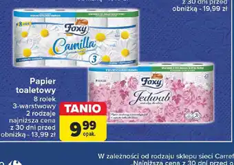 Carrefour Papier toaletowy Foxy oferta