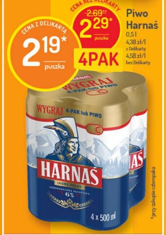 Delikatesy Centrum Piwo Harnaś 500ml oferta