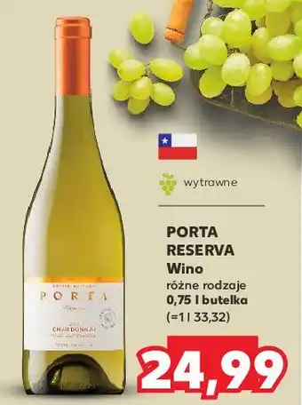 Kaufland Wino wytrawne Porta Reserva Chardonnay oferta