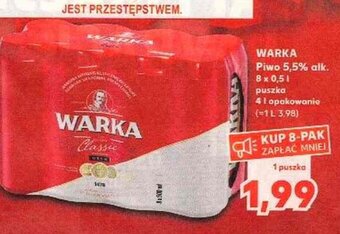Kaufland Piwo Warka Classic 500ml oferta