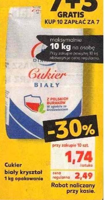 Kaufland Cukier biały 1kg oferta