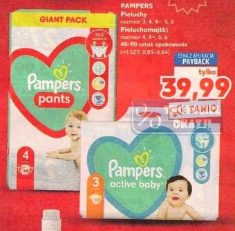 Kaufland Pieluchy pampers oferta