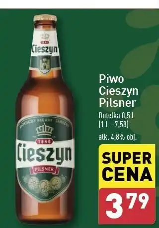 ALDI Piwo Cieszyn Pilsner oferta