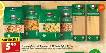 Biedronka Makaron di gragnano pgi fusilli corti bucati Gustobello oferta