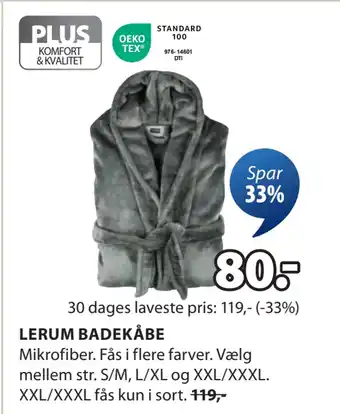 JYSK LERUM BADEKÅBE oferta