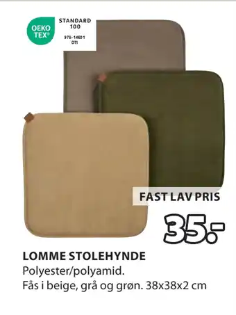 JYSK LOMME STOLEHYNDE oferta