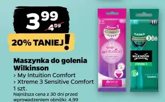 Netto Maszynki do golenia cherry blossom Wilkinson My Intuition Comfort oferta