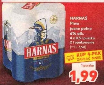 Kaufland Piwo Harnaś 500ml oferta