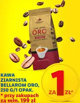 Lidl Kawa ziarnista Bellarom Oro 250g oferta