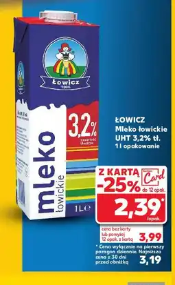 Kaufland Mleko 3.2% Łowickie oferta
