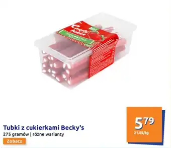 Action Tubki z cukierkami Becky's oferta