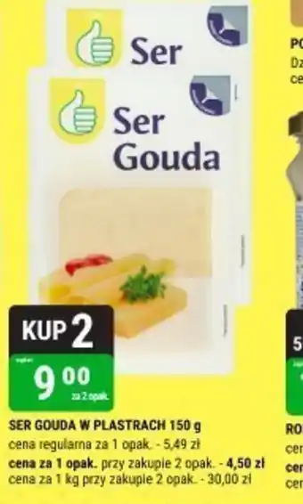 bi1 Ser Gouda w plastrach oferta