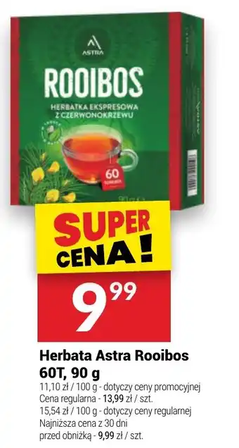 Twój Market Herbata Astra Rooibos 60T oferta