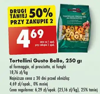 Biedronka Tortellini z grzybami Gustobello oferta