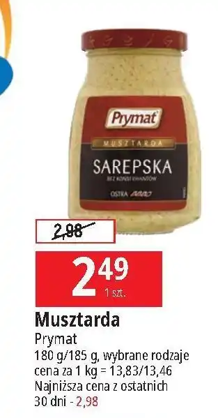 E.Leclerc Musztarda sarepska Prymat oferta