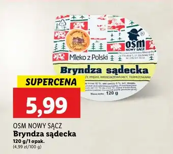 Lidl Bryndza sądecka Osm nowy sącz oferta