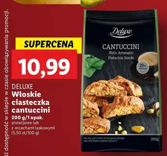 Lidl Ciastka cantuccini z orzechami Deluxe (Schwarz) oferta